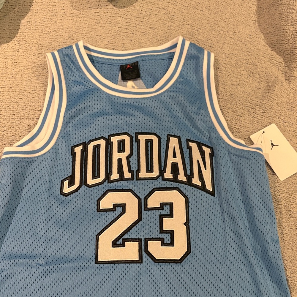 Jordan Light Blue Mesh Jersey